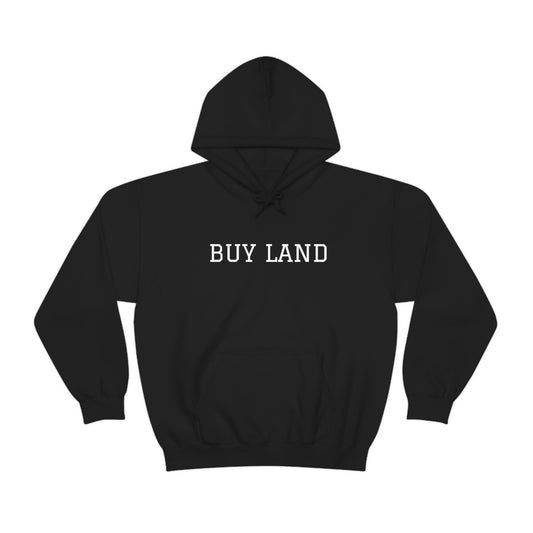 "Buy Land" Unisex Heavy Blend™ Hooded Sweatshirt